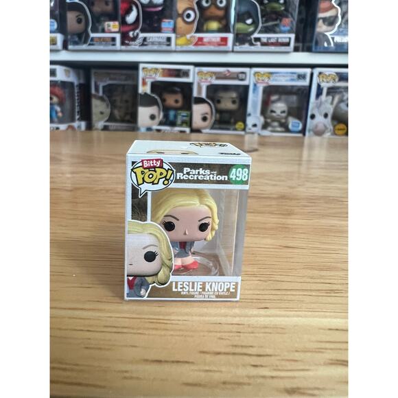 BITTY Leslie Knope Parks & Recreation Funko Pop #498 Rec TV Show Amy Poehler - Picture 1 of 6